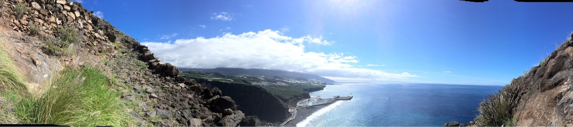 Panoramic view from hillside walk. Steep and bit dodgy at times but well worth the effort for the stunning views.