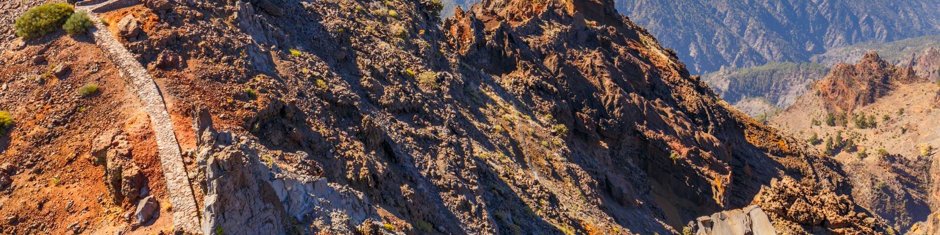Caldera de Taburiente National Park seen from Roque de los Muchachos Viewpoint, La Palma, Canary Islands