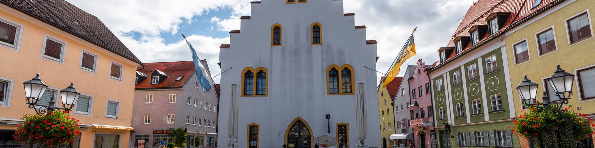 Scenic view at the streets of Schongau, Germany