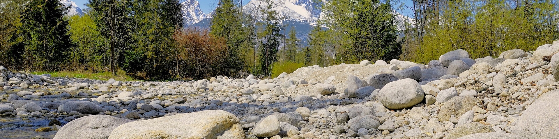 Cold creek in Stara Lesna village / Slovakia