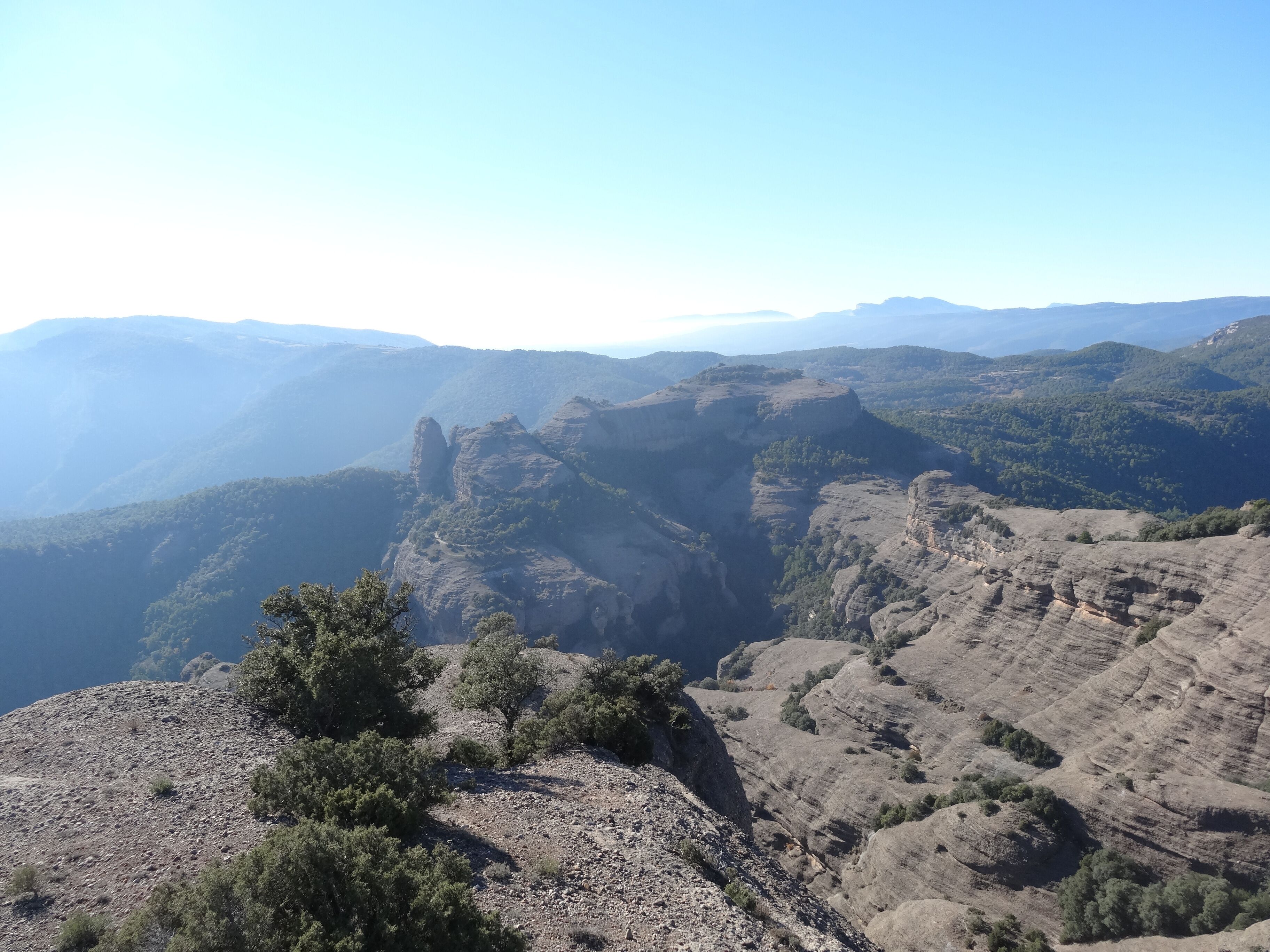 Serra del Corb des de Sant Honorat, Peramola (desembre 2012)
