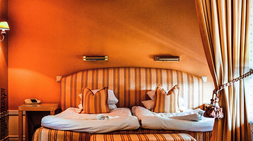 A picture of the gorgeous suite at Thorskogs Castle.
Pack your bags and take a day off and just relax at this beautiful castle. Take a walk in the forest, play golf or enjoy a picnic in the park.