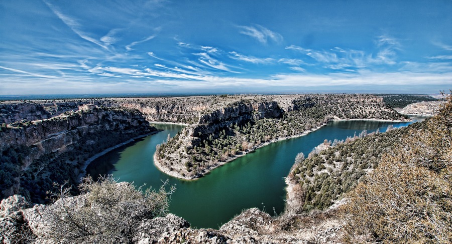 Parque Natural de las Hoces del Rio Duratón, Spain/Espana Duraton's Gorges / Hoces del Duraton