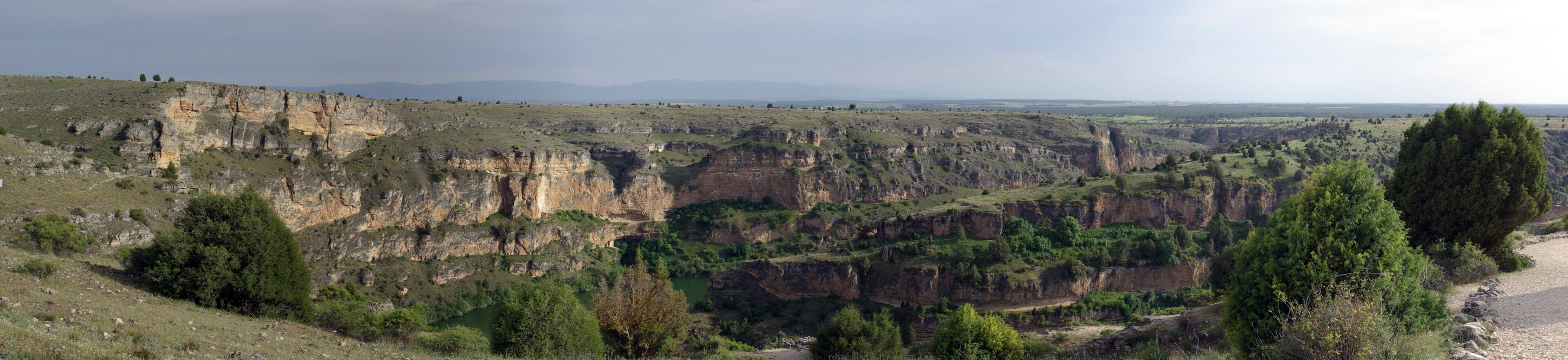 Duratón Canyon from San Frutos chapel path. Southern view.