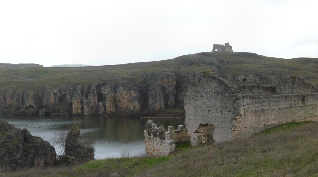 Ruins of Romanesque hermitages on the river Duratón, near San Miguel de Bernuy (Segovia, Spain).