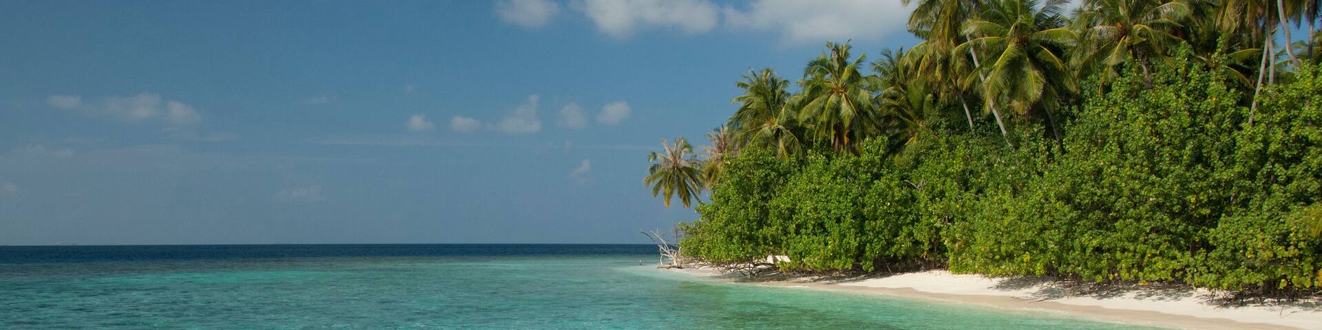 Maldives, North Male Atoll, Island of Kuda Bandos.