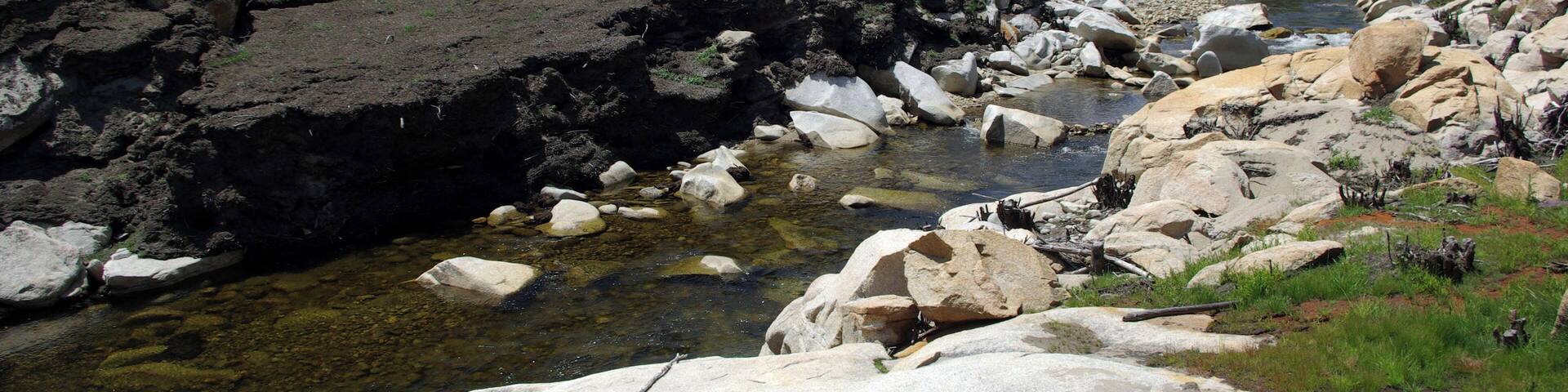 River Aravalle in La Retuerta, La Carrera (Ávila, Spain)