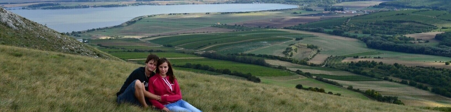 Beatiful landscape nearby the remains of the Děvičky castle.
