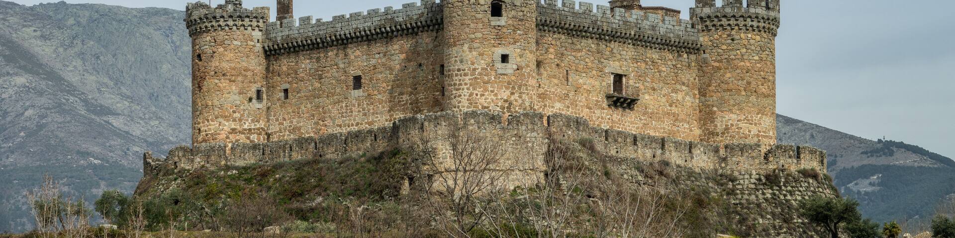 XV century castle in Mombeltran in Avila