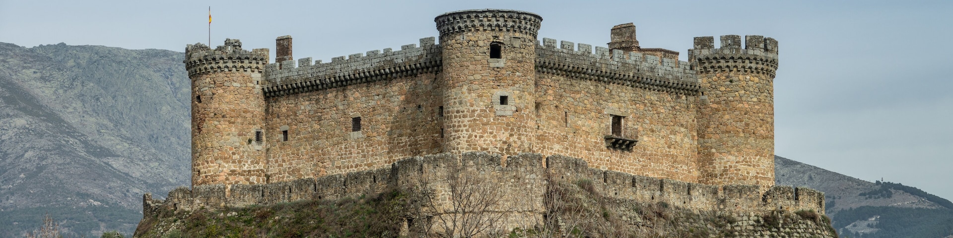 XV century castle in Mombeltran in Avila