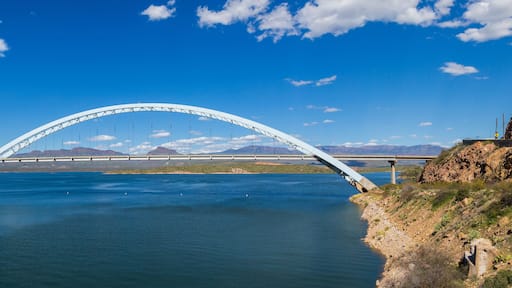 Roosevelt Lake Bridge Panorama