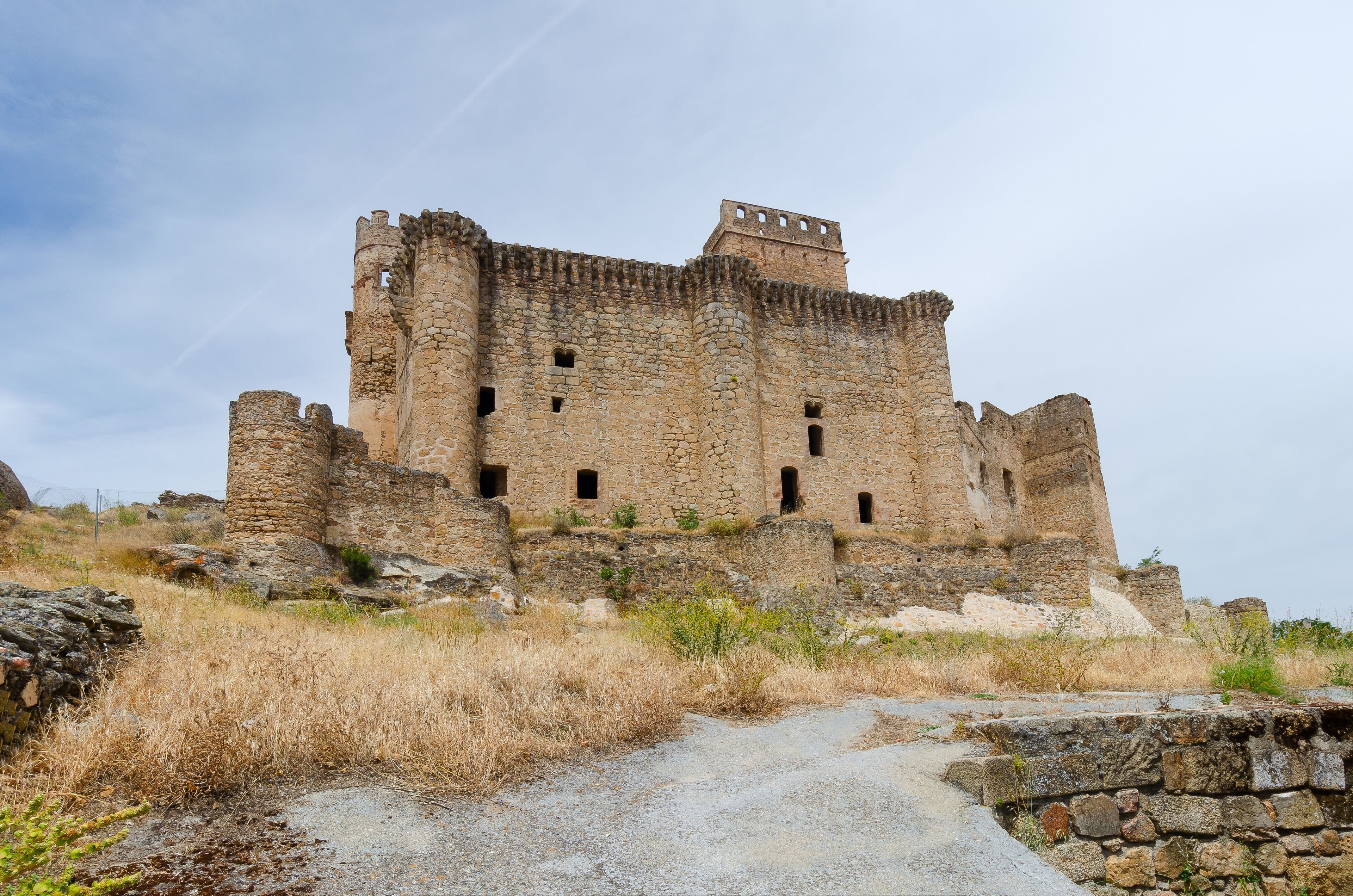 Medieval castle of Belvis de Monroy, Caceres, Spain