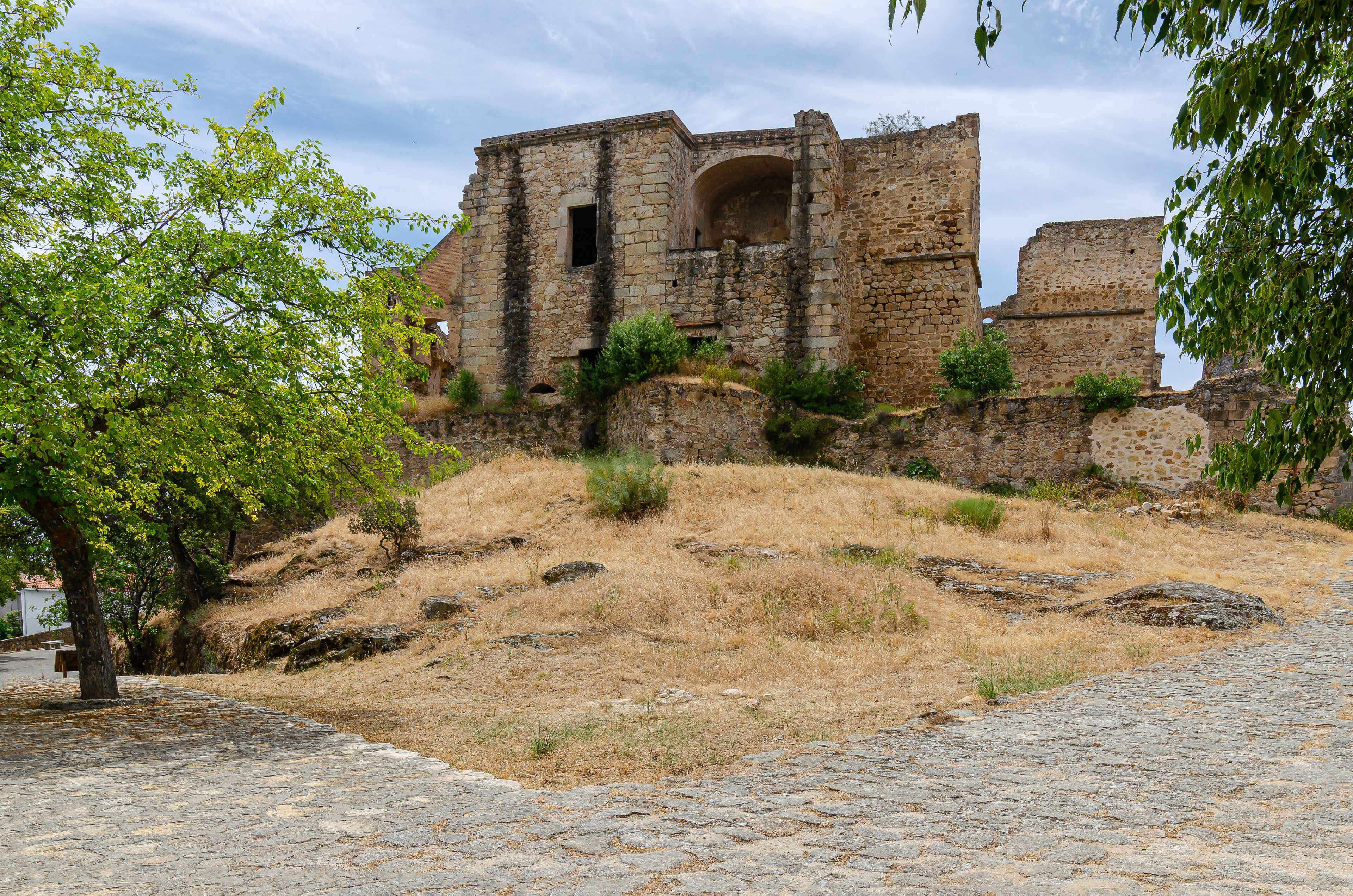 Medieval castle of Belvis de Monroy, Caceres, Spain