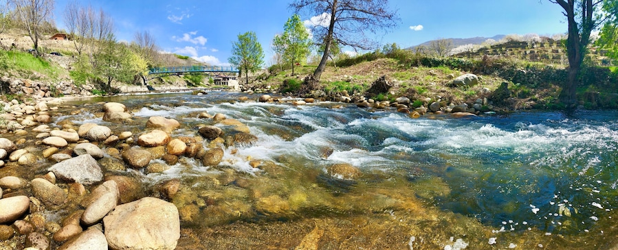 The wonderfull Jerte Valley, Spain, Europe