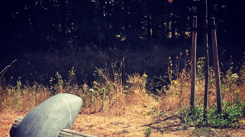This giant stone hammer you find near Susteren. You'll see it when you are walking along the #Pieterpad. It's a 490km trail from #Pieterburen in #Groningen, in the upper north of the #Netherlands to the #Pietersberg near #Maaatricht in the #South. You can walk this trail from both sides. So from North to South and Vice Versa. #visitlimburg