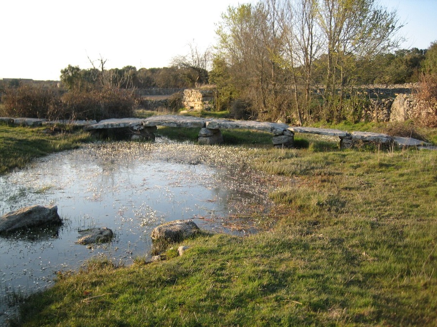 Puente sobre la ribera de Tudera –Zamora–.