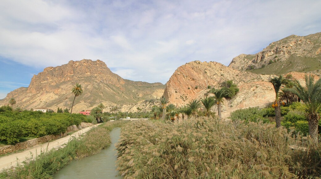 Paseo Río Segura en Ojós, Murcia, España