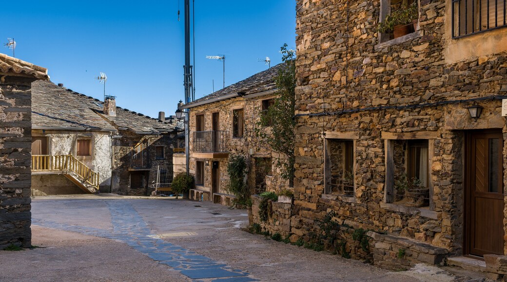 Streets of Valverde de los Arroyos, Guadalajara, Spain