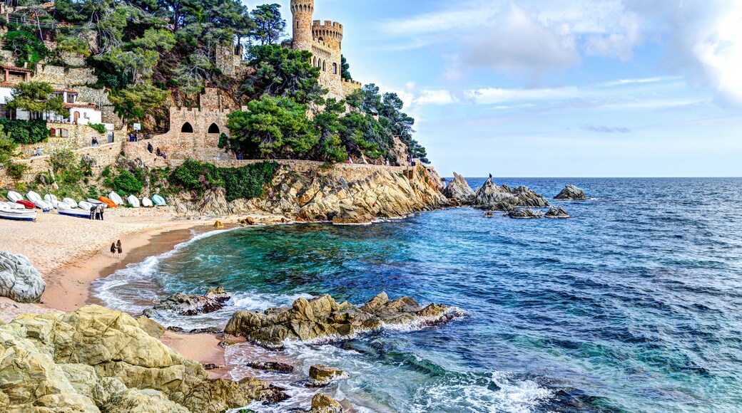 mediterranean sea at the Costa Brava - Lloret de Mar, Spain