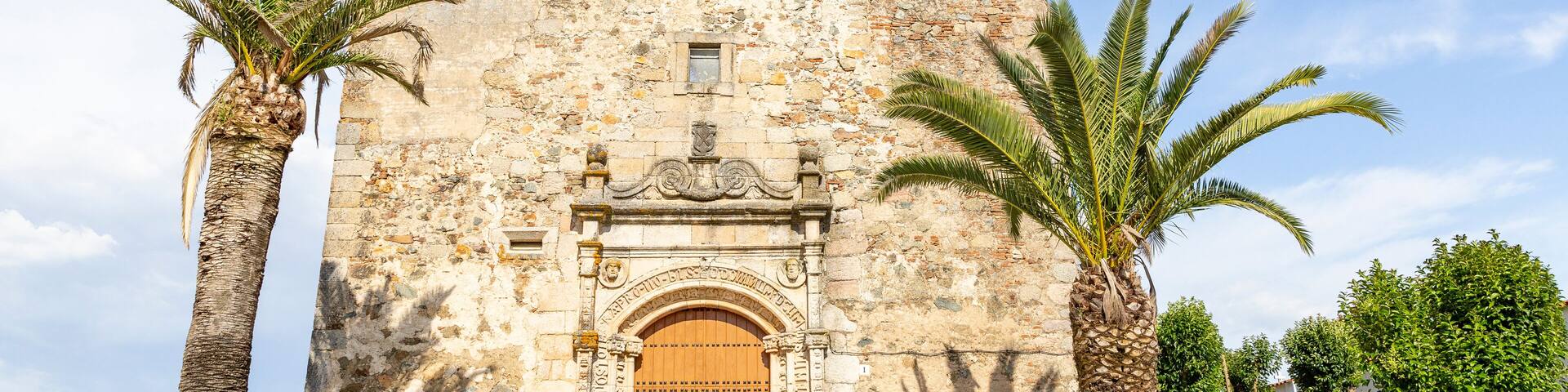 Parish Church of Saint Andrew the Apostle in Aljucén, Tierra de Mérida - Vegas Bajas, Province of Badajoz, Extremadura, Spain