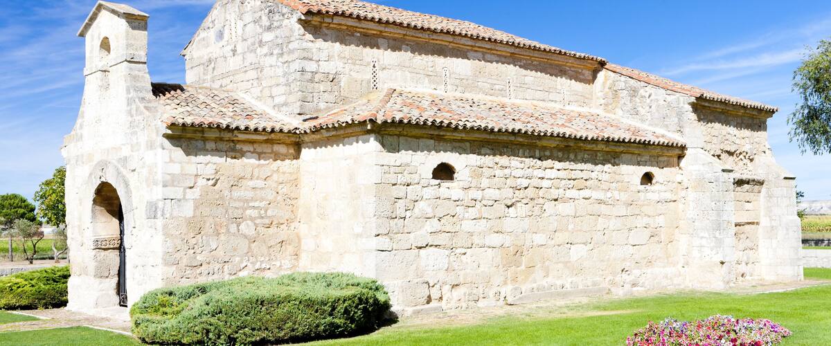 Church of San Juan Bautista, Banos de Cerrato, Castile and Leon, Spain
