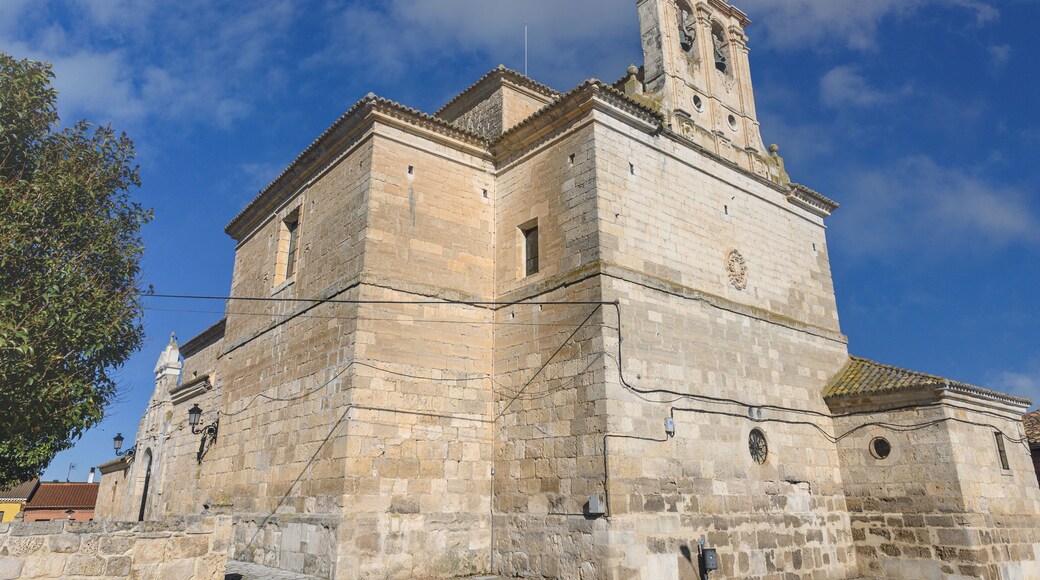 Exterior view of the Hermitage of Our Lady of Revilla in Baltanas, province of Palencia