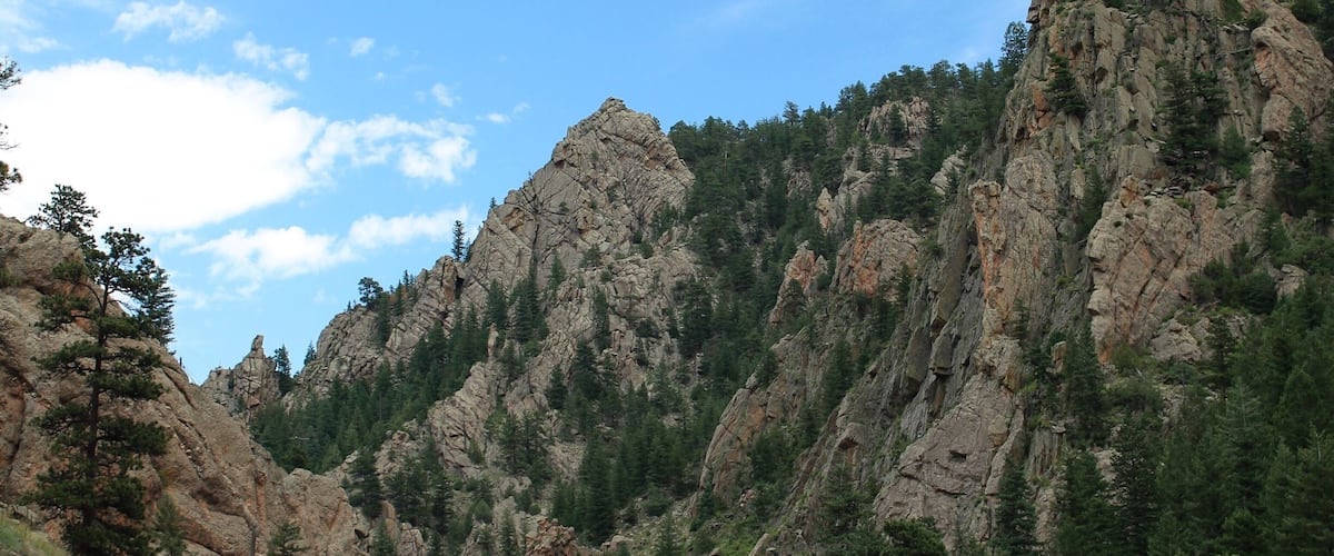 Big Thompson Canyon scenic drive, just outside of Estes Park, Colorado