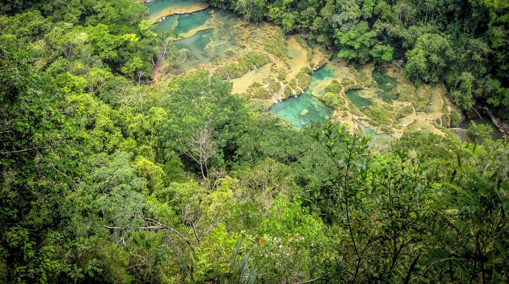 I think Semuc Champey in Guatemala is Heaven on Earth. Is one of the most beautiful places I've ever been. A totally worth hike will take you to the top of the mountain to get this view of the natural pools formed by years of erosion. The very best definition of #GreatOutdoors