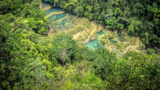 I think Semuc Champey in Guatemala is Heaven on Earth. Is one of the most beautiful places I've ever been. A totally worth hike will take you to the top of the mountain to get this view of the natural pools formed by years of erosion. The very best definition of #GreatOutdoors