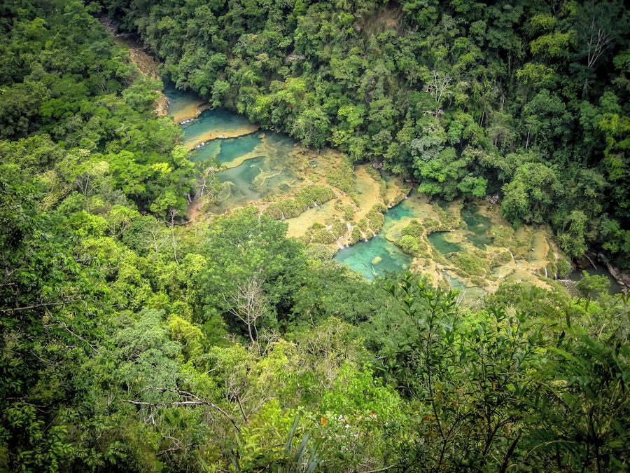 I think Semuc Champey in Guatemala is Heaven on Earth. Is one of the most beautiful places I've ever been. A totally worth hike will take you to the top of the mountain to get this view of the natural pools formed by years of erosion. The very best definition of #GreatOutdoors