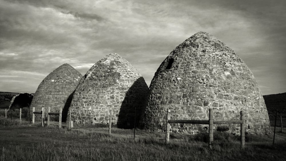 Charcoal Kilns in the ghost town of Piedmont Wyoming
