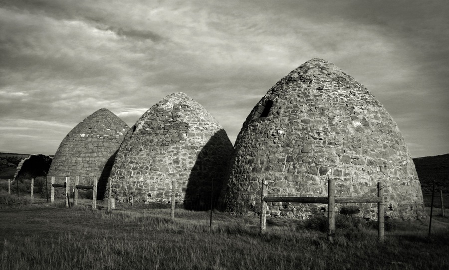 Charcoal Kilns in the ghost town of Piedmont Wyoming