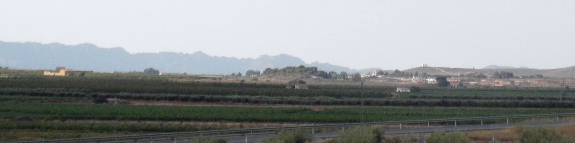 Panoràmica del Carxe des de l'ermita de Santa Catalina del Pinós.