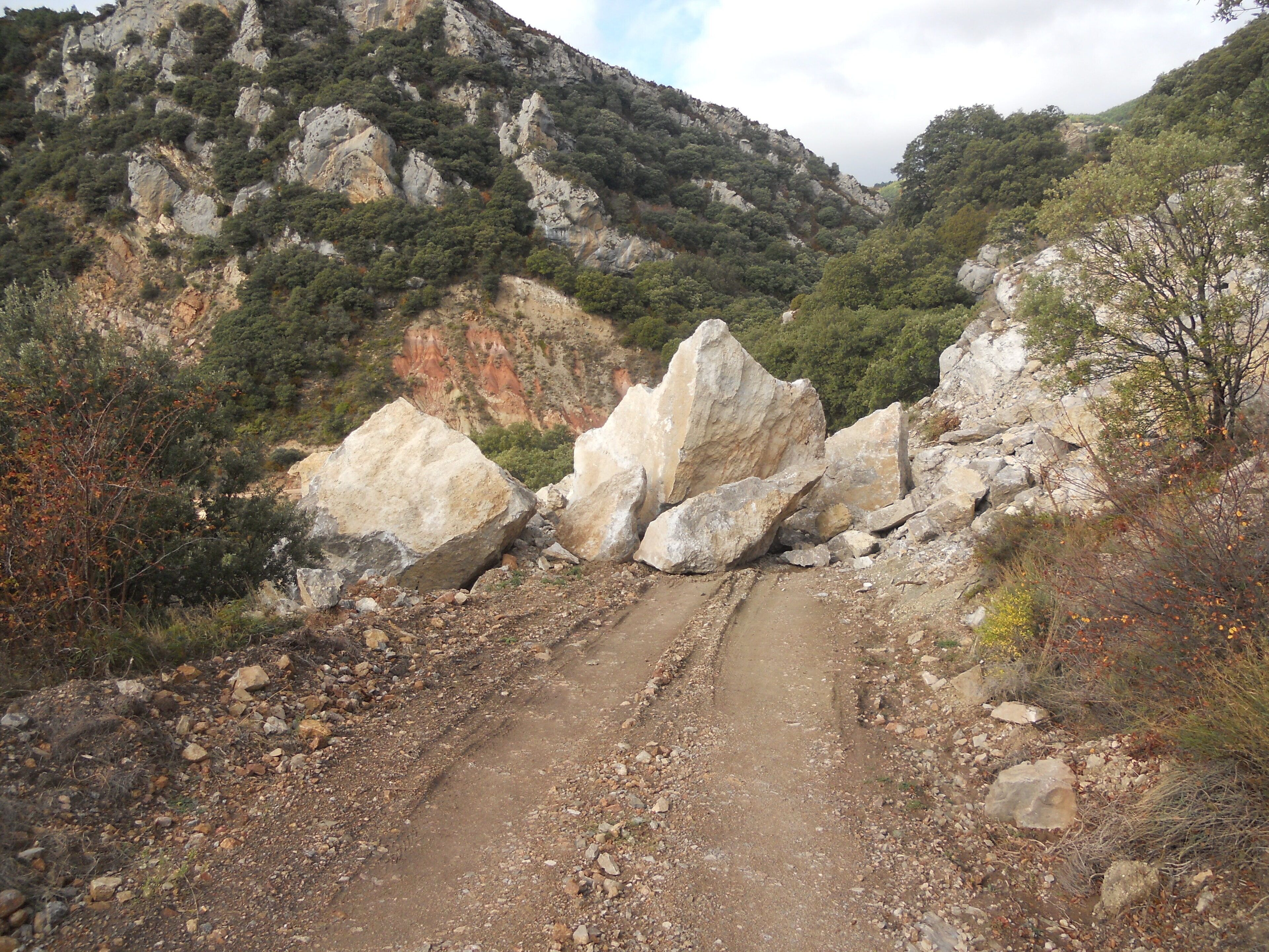 " Nos encontramos con una piedrecita en el camino "