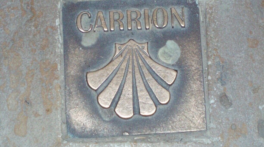 Santiago the Compostella. Just follow the signs.