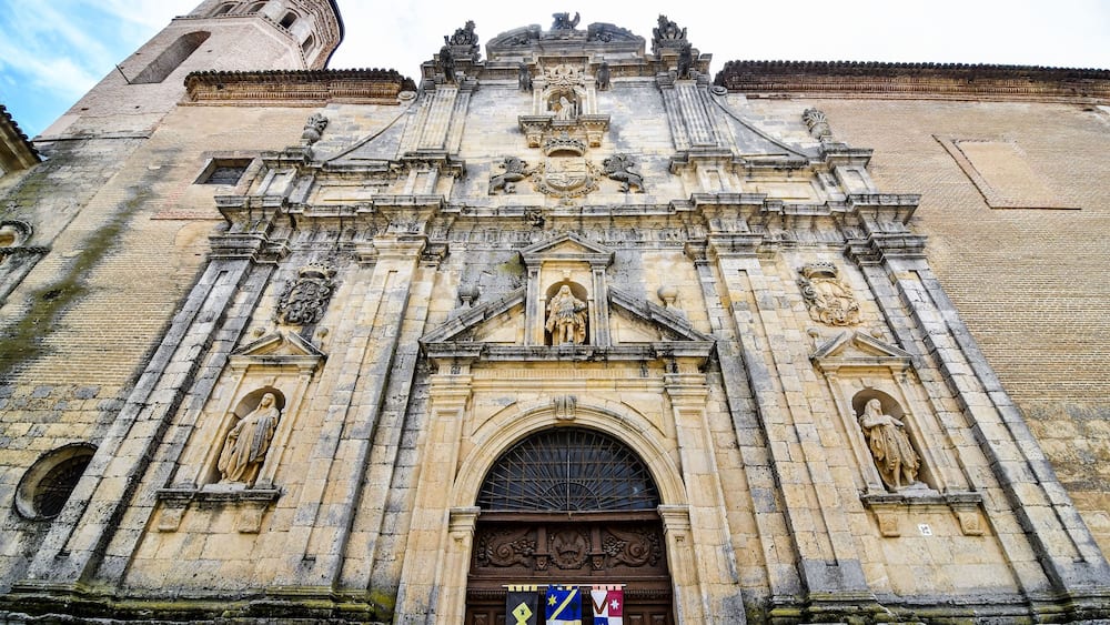 Detail view of Carrion de los condes, palencia spanish city in leon spain.