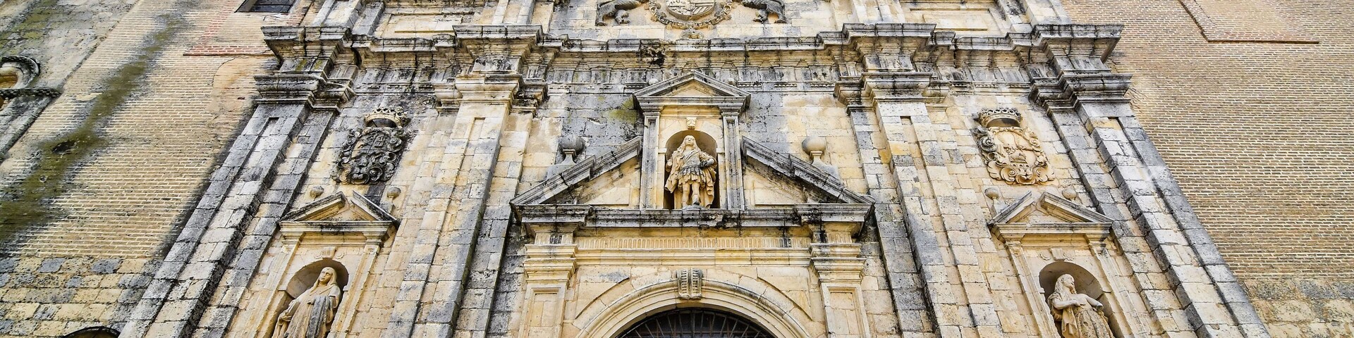 Detail view of Carrion de los condes, palencia spanish city in leon spain.