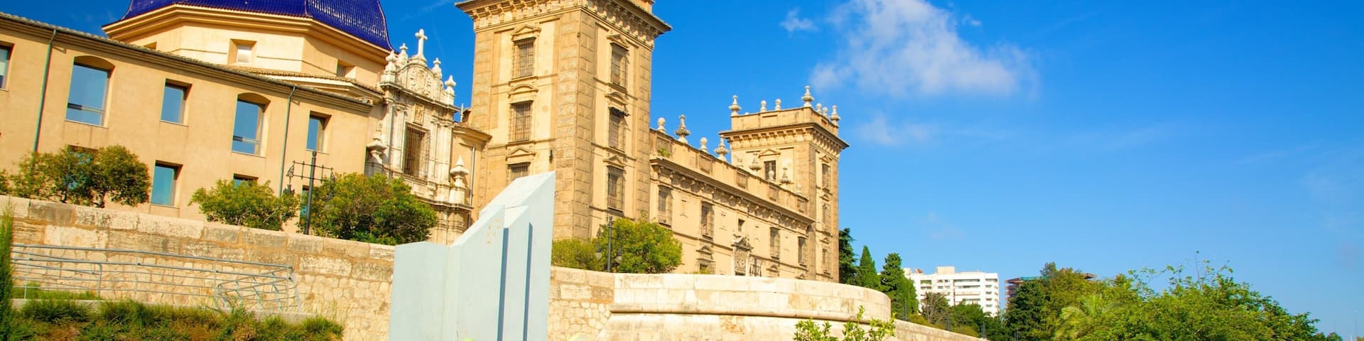 Valencia which includes a castle, heritage architecture and a city