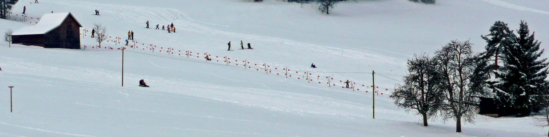 Blick vom Lift II zum Lift I