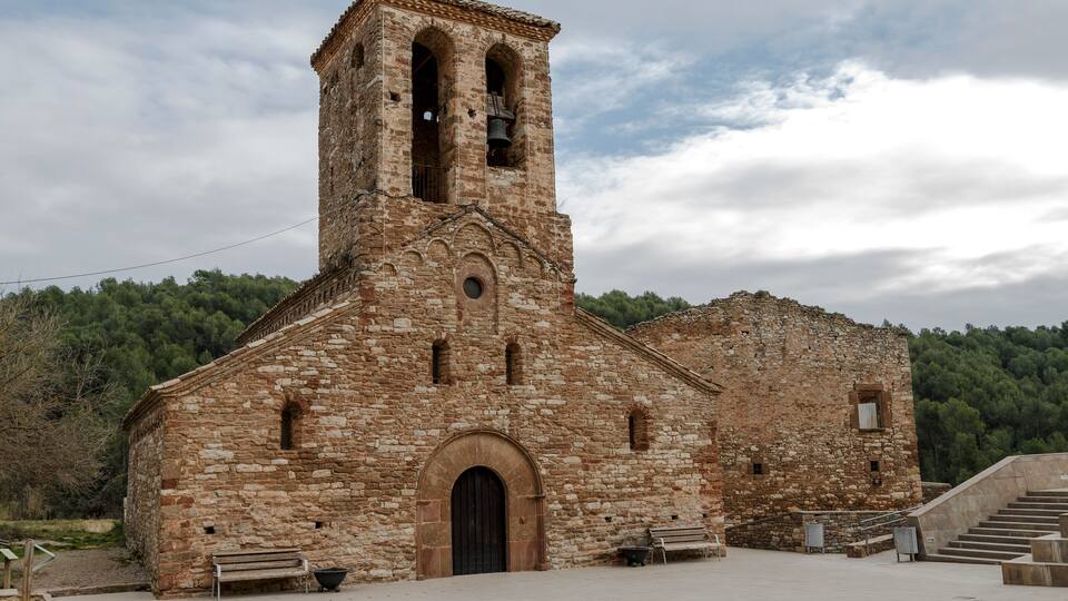 Sant Andreu de Castellnou Romanesque church Castellnou, Spain