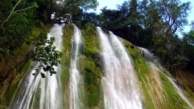 40m waterfall, fish-eye