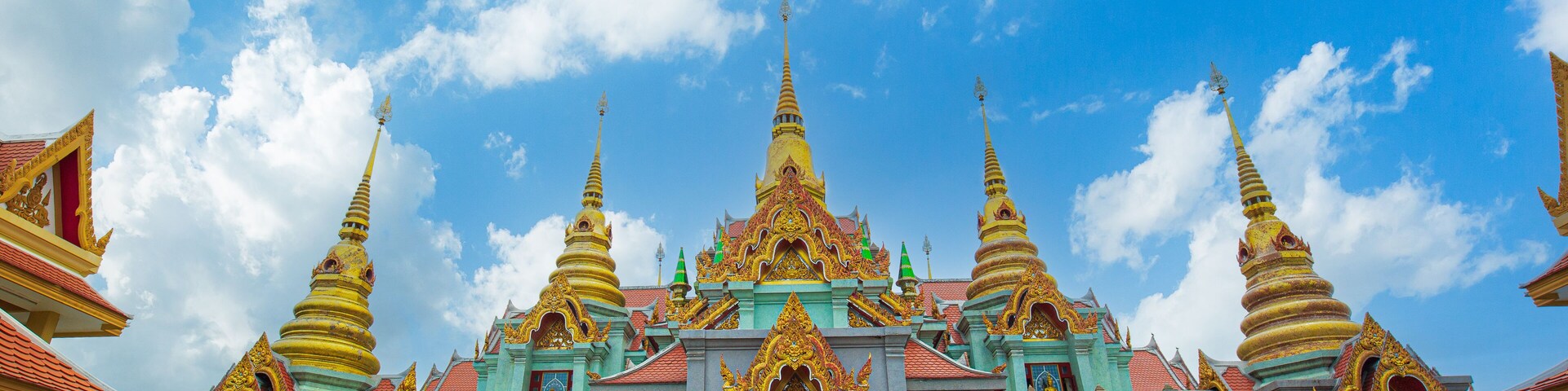 Chedi Phakdi Prachak, Prachuap Khiri Khan, Thailand,Wat Thang Sai See Phra Maha Chedi Kao Yot Beauty on the top of Pak Thong Chai mountain Prachuap Khiri Khan.