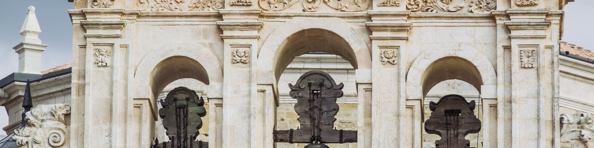 The bell tower of the Monastery of Santa María de La Vid, La Vid y Barrios, Burgos, Spain