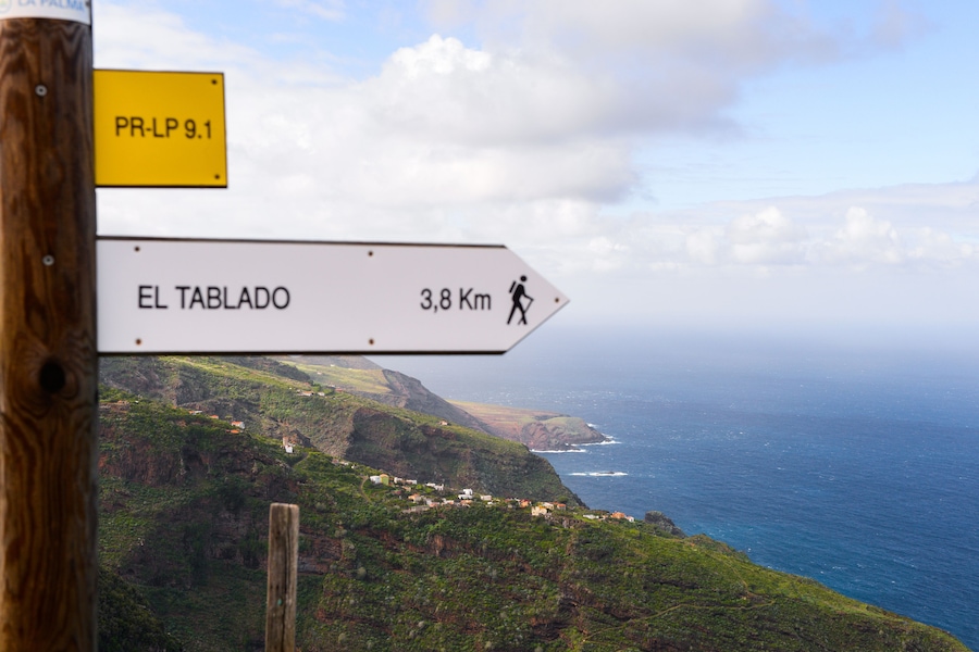 "El Tablado" town (Noth of La Palma island. Canaries. Spain)