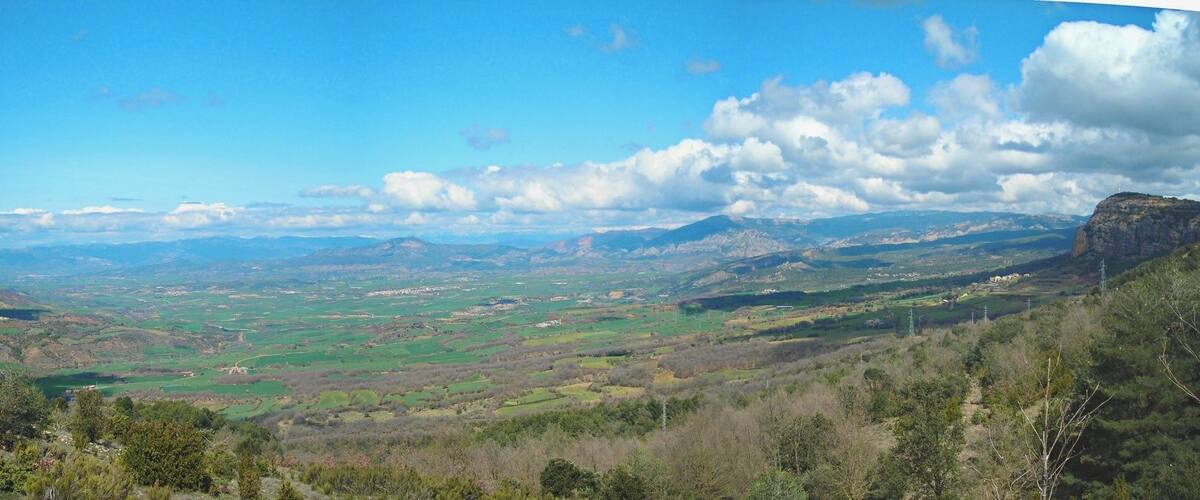 Conca Dellà des del coll de Comiols