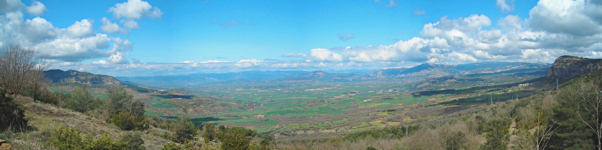 Conca Dellà des del coll de Comiols