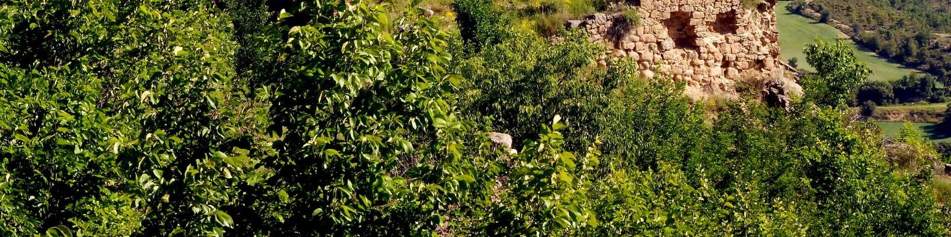 Castell d'Aguilar (Bassella): església de Sant Serni i el cementiri