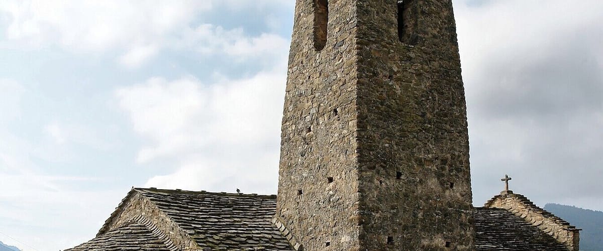 Roman church of Sant Climent - Coll de Nargó (Spain) This is a photo of a monument indexed in the Catalan heritage register of Béns Culturals d'Interès Nacional and the Spanish heritage register of Bienes de Interés Cultural under the reference RI-51-0001202.