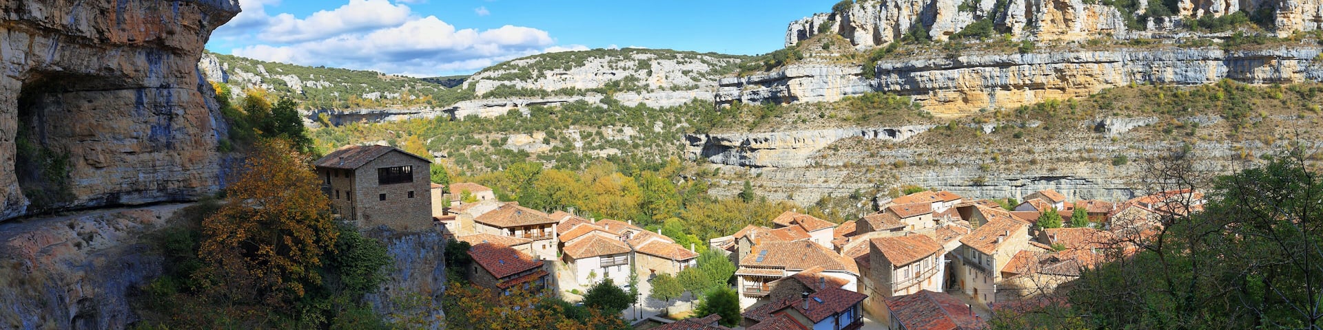Orbaneja del Castillo in Burgos province, spain