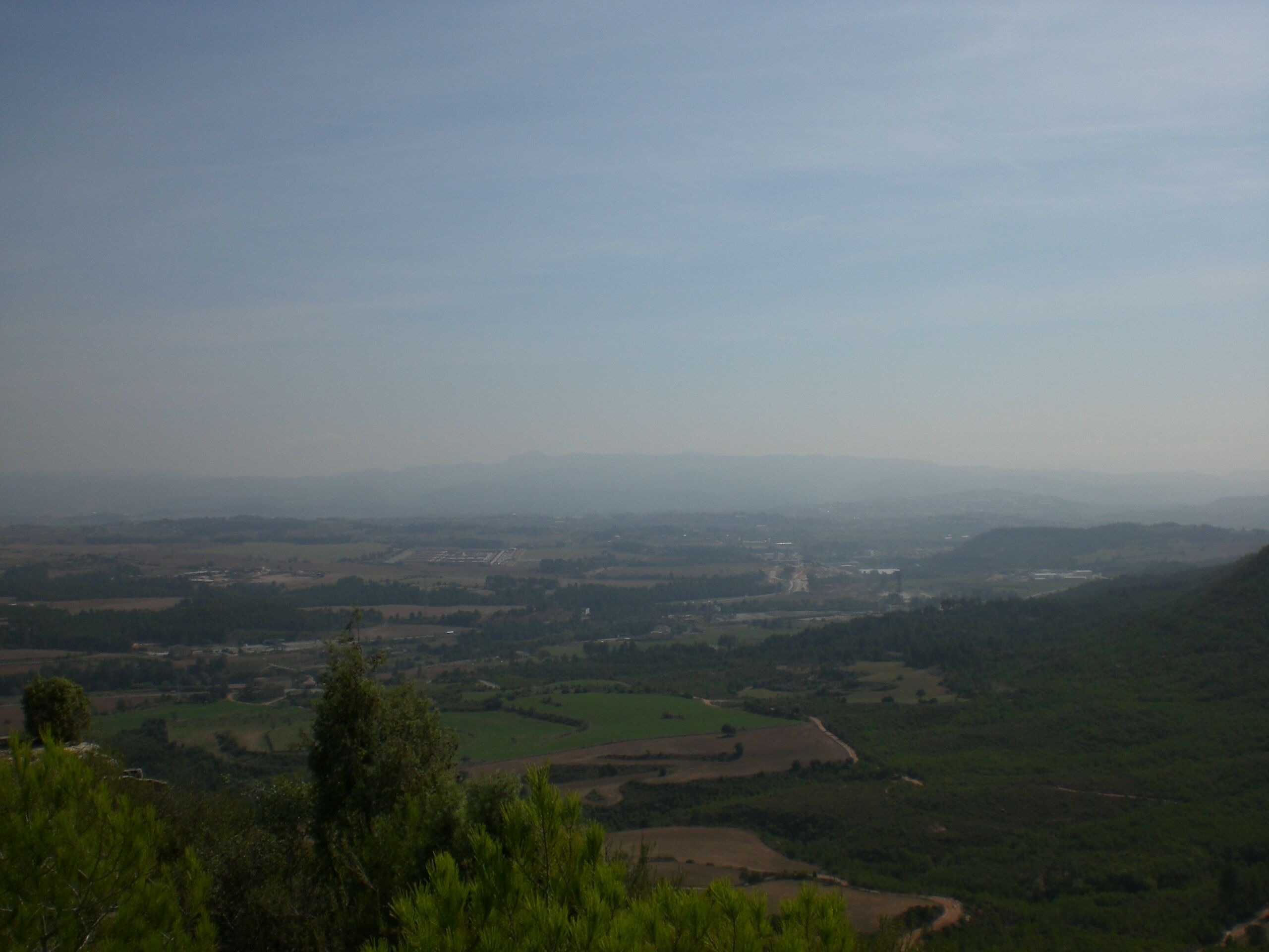 Pla de Bages des del Pla de Montconill (octubre 2008)